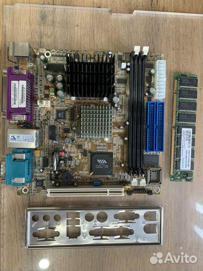 Мат плата VIA epia-5000 с озу 128Мб
