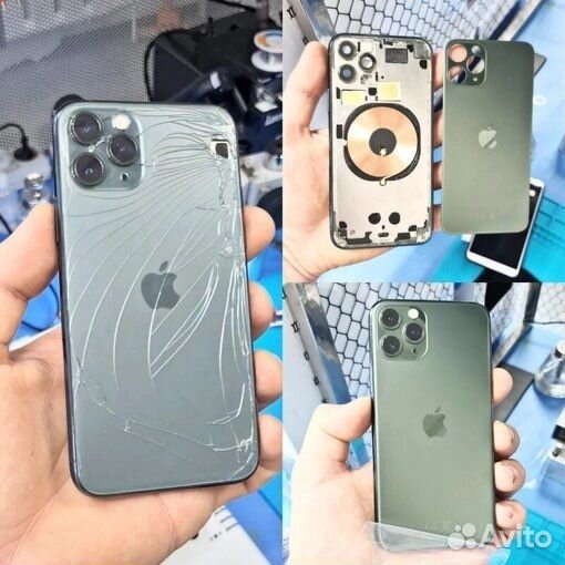 Заднее стекло на iPhone 8 X XR XS 11 12 13 Pro