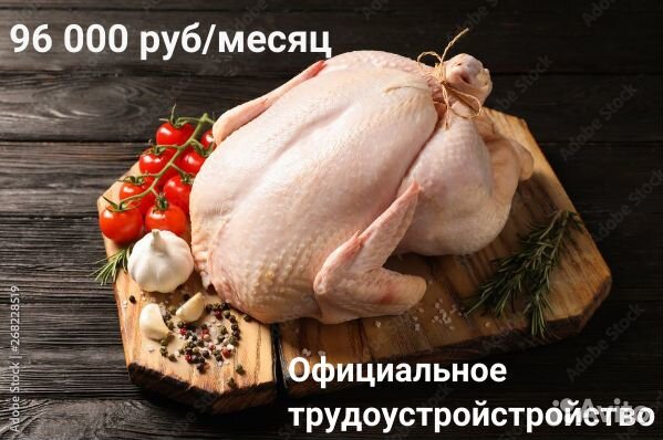 Оператор на птицефабрику вахта питание проживание