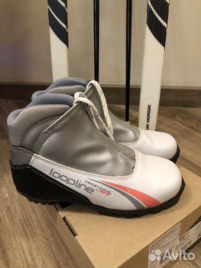 Лыжные ботинки детские 35