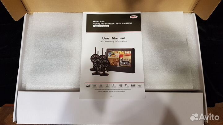 Камера видеонаблюдения комплект, беспроводные