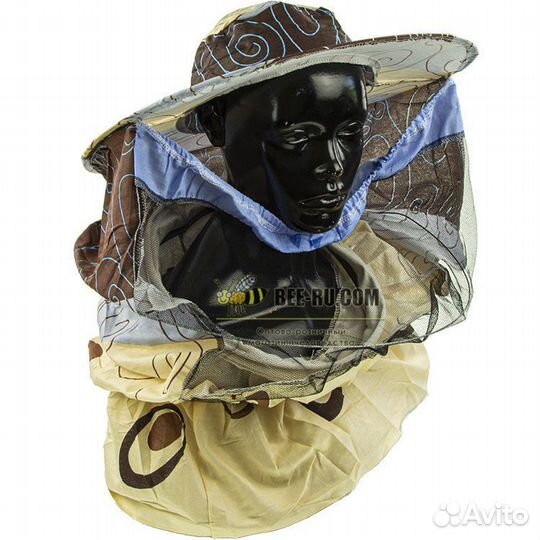 Маска для пчеловода с юбкой (цветная бязь)