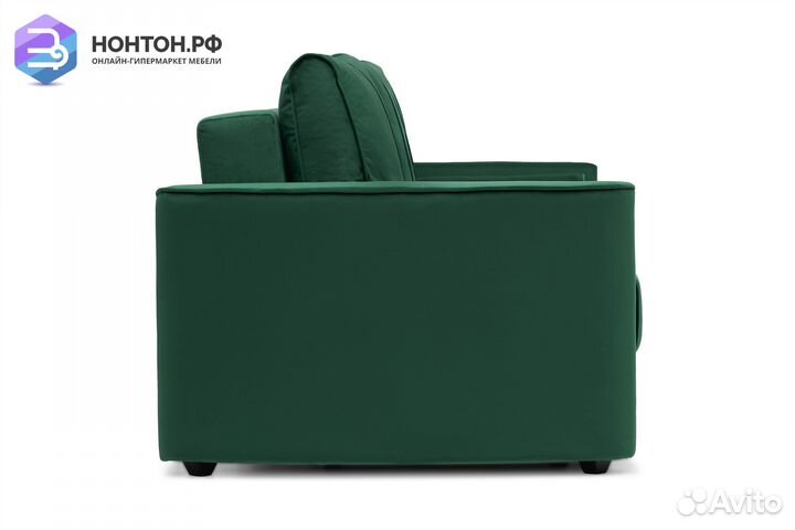 Диван еврокнижка Колибри 3-х местный изумрудный