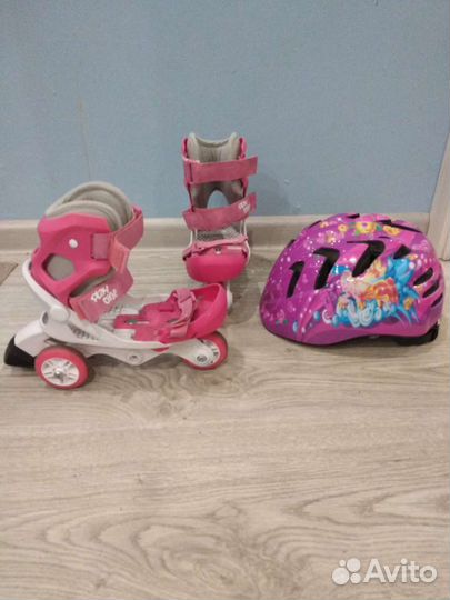Детские раздвижные ролики 26 29