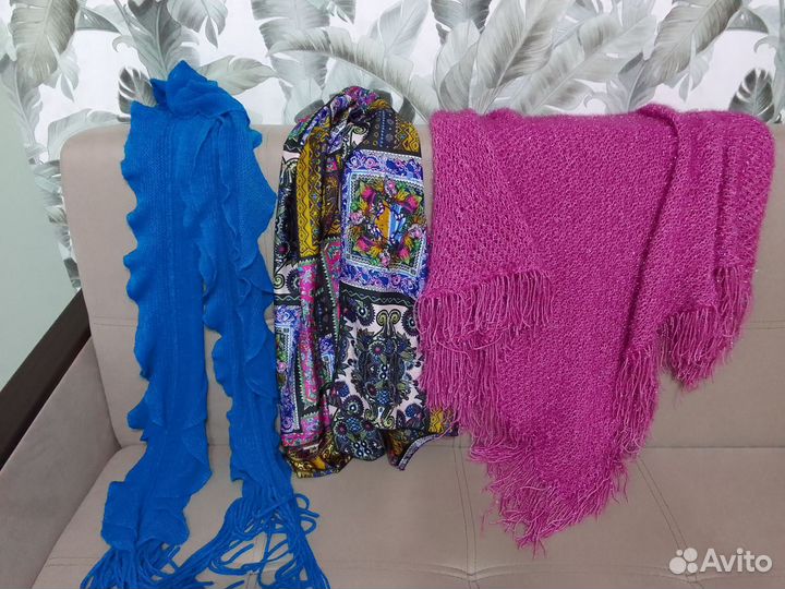 Шарфы платки палантины б/у