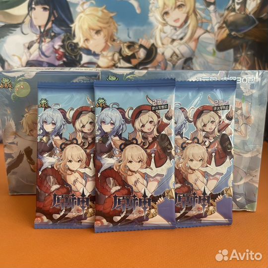 Коллекционные аниме карточки Genshin / Геншин