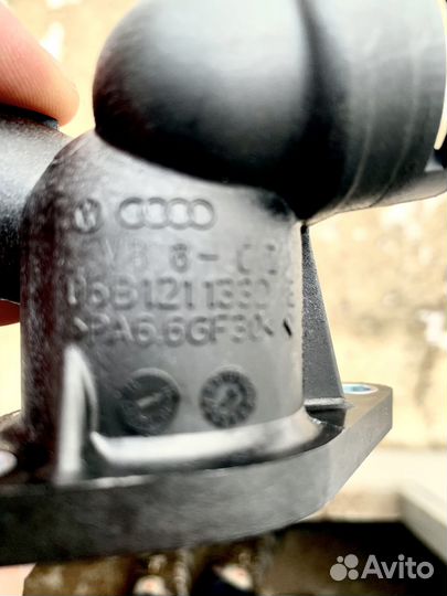 Фланец системы охлаждения audi