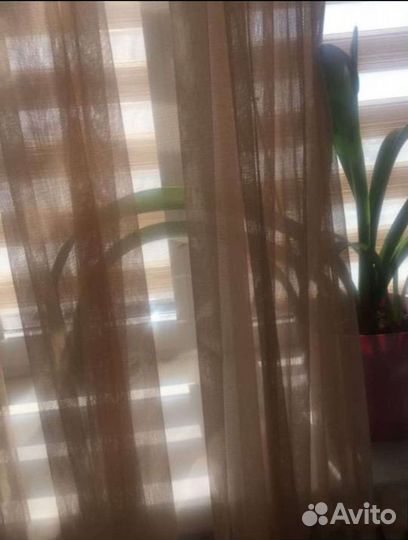 Итальянские тюли сетки, готовая штора,кофе,крем,мо