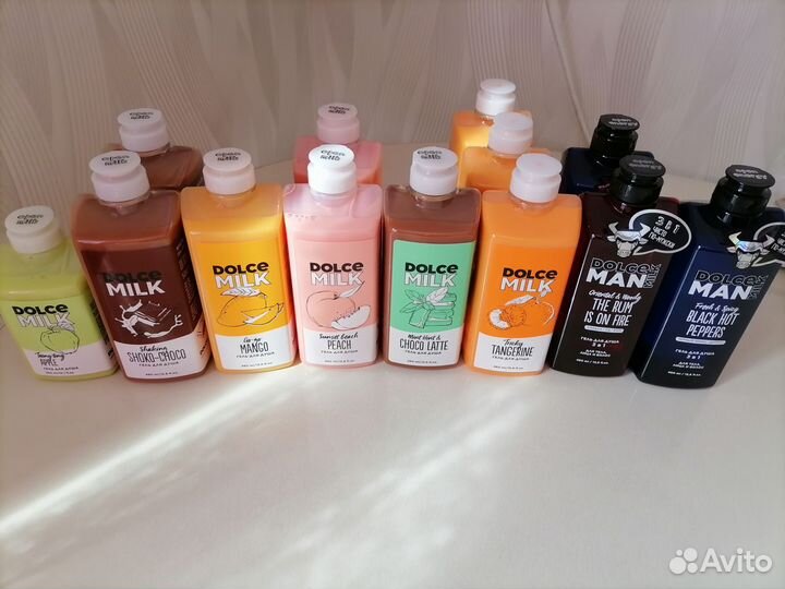 Dolce milk гель для душа шампунь