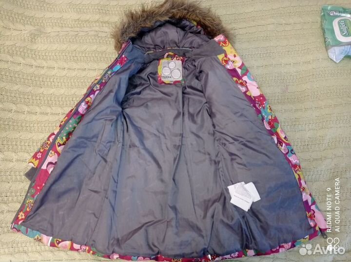 Зимнее пальто Huppa Yakaranda р-р 104 + 6