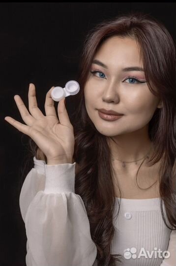 Цветные линзы dox umi blue