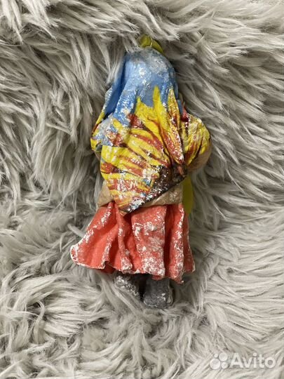 Ватная ёлочная игрушка