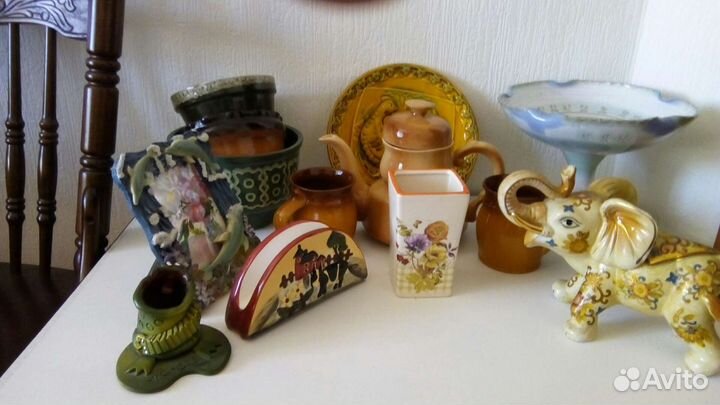 Набор цветной керамики