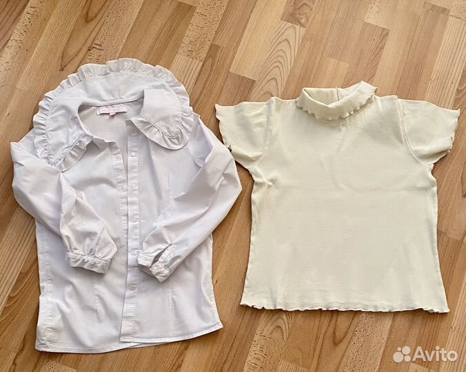 Блузка для девочки 140 школьная