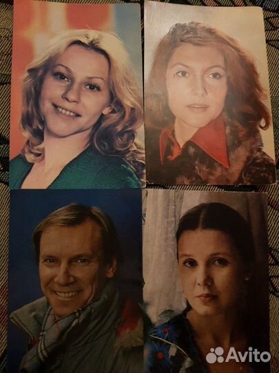 Открытки советских актеров