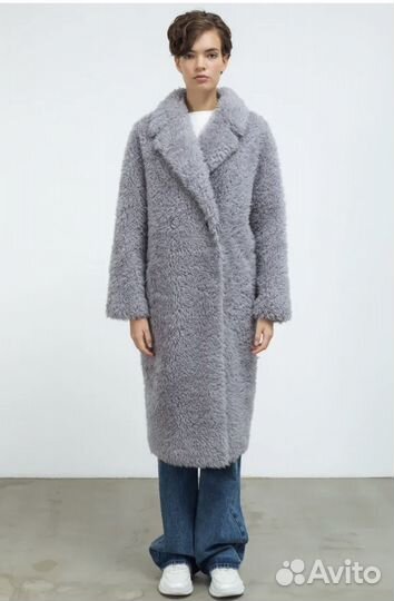 Шуба из овечьей шерсти снежная королева