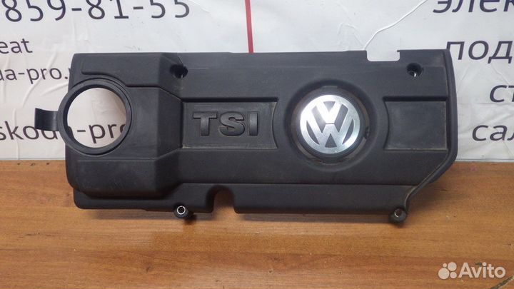 Декоративная крышка фольксваген гольф 6 1.4tsi