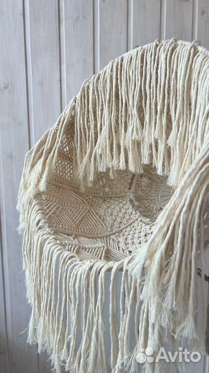 Люстра для кухни в технике макраме