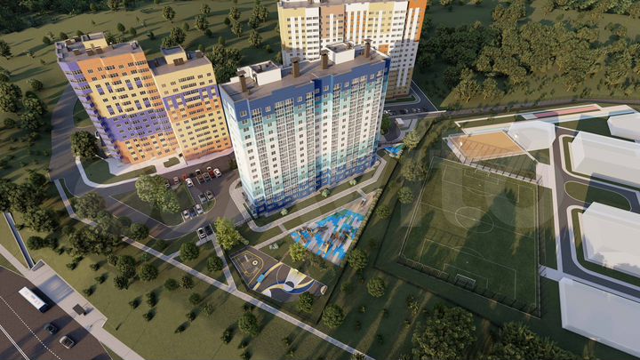 1-к. квартира, 40 м², 1/16 эт.