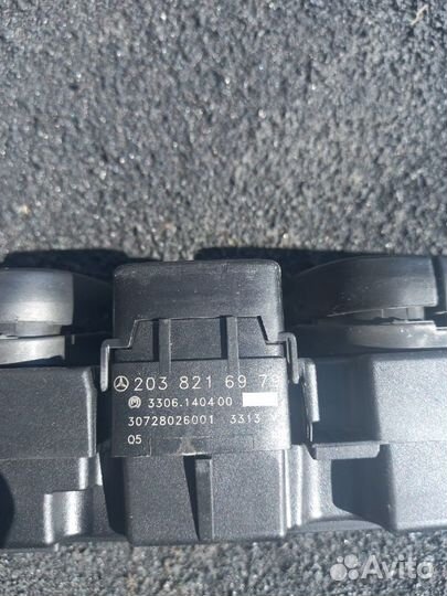 Блок кнопок, аварийка Mercedes W203