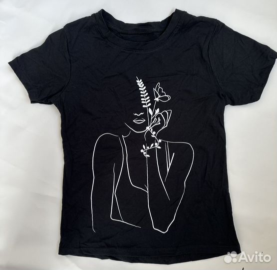 Футболка женская новая черная