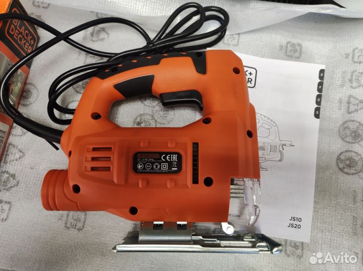 Black+Decker Лобзик электрический JS10-RU новый