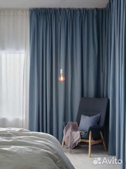 Шторы bengta IKEA 2шт блэкаут