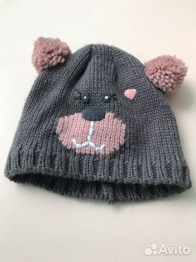 Шапка-мишка детская