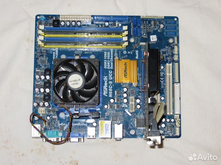 Комплект Материнская плата + видеокарта и оператив