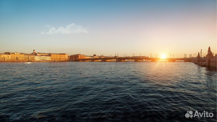 Под разводными мостами - ночная водная экскурсия