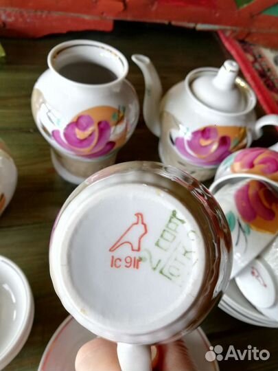 Чайный сервиз СССР дулево