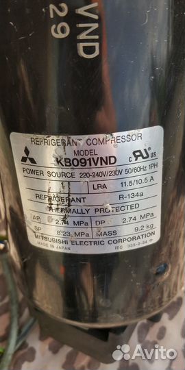 Компрессор кондиционера Mitsubishi KB091VND