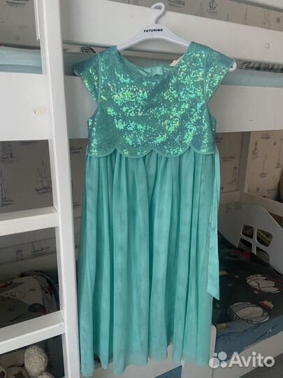 Нарядное платье Hm на 6-7 лет