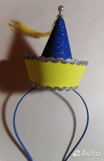 Бурятская шапка на ободочке