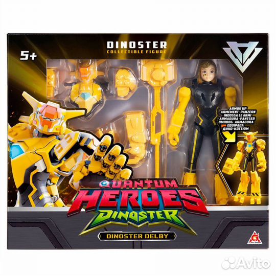 Трансформер Dinoster Делби в дино-костюме 20 см 42