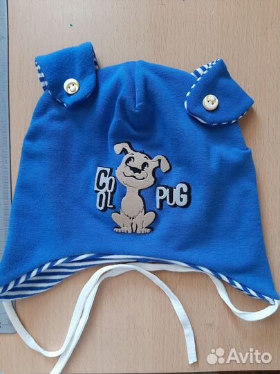 Шапка для мальчика на год-1,5