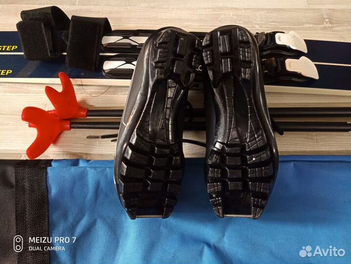 Детские лыжи с ботинками fischer классические