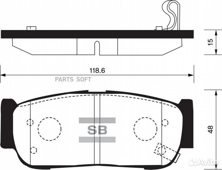 Sangsin brake SP1178 Колодки торм.дисковые Hi-Q hyundai starex 04MY R