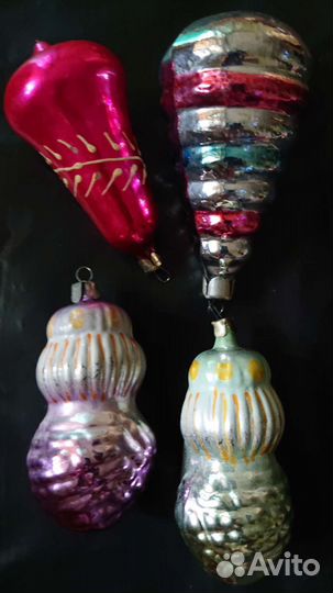 Светофор елочные игрушки СССР