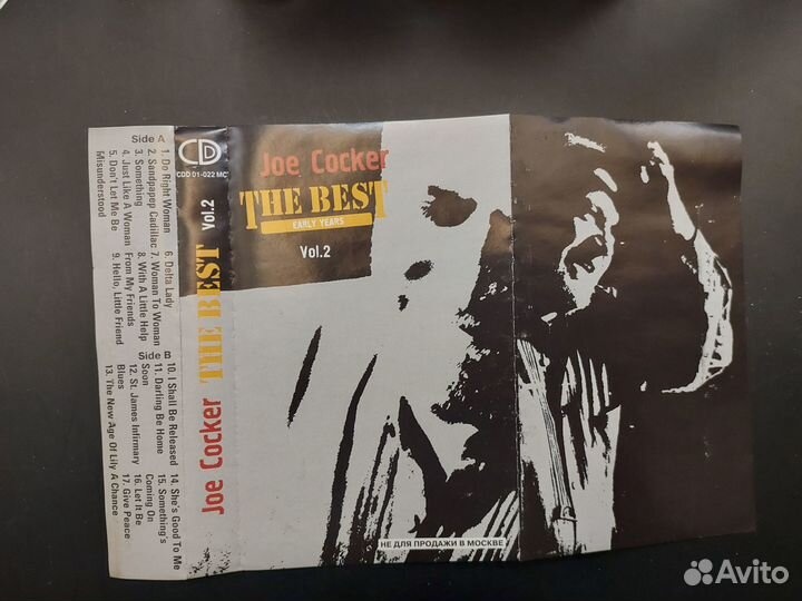 Кассета the best joe cocker П368