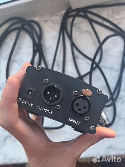 Микрофон BM800 + Фантомное питание 48V