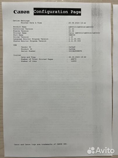 Canon i-sensys LBP 3010