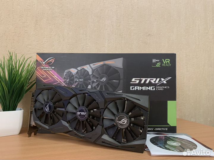 Видеокарта asus rog strix gtx 1080 8gb