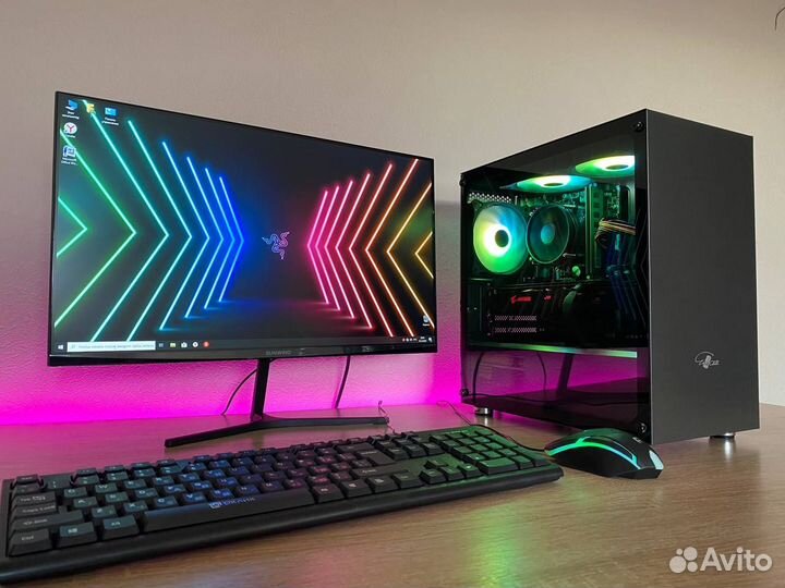 Игровой пк с монитором комплект