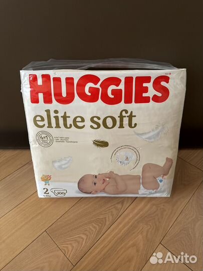 Подгузники Huggies elite soft 2