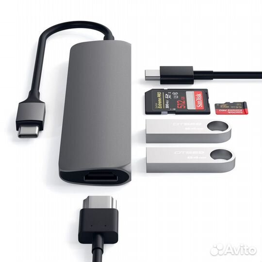 USB C Адаптер переходник хаб картридер satechi