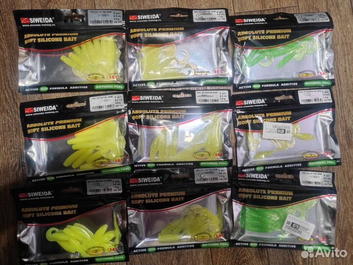 Силиконовые приманки съедобный силикон