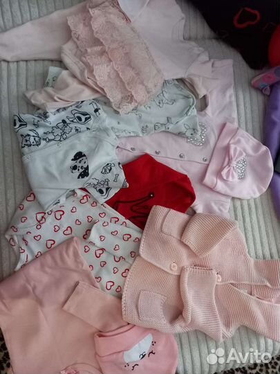 Детские вещи пакетом для девочек от 0