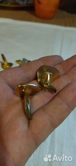 Запонки перламутр СССР