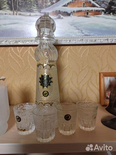 Гусь хрустальный набор